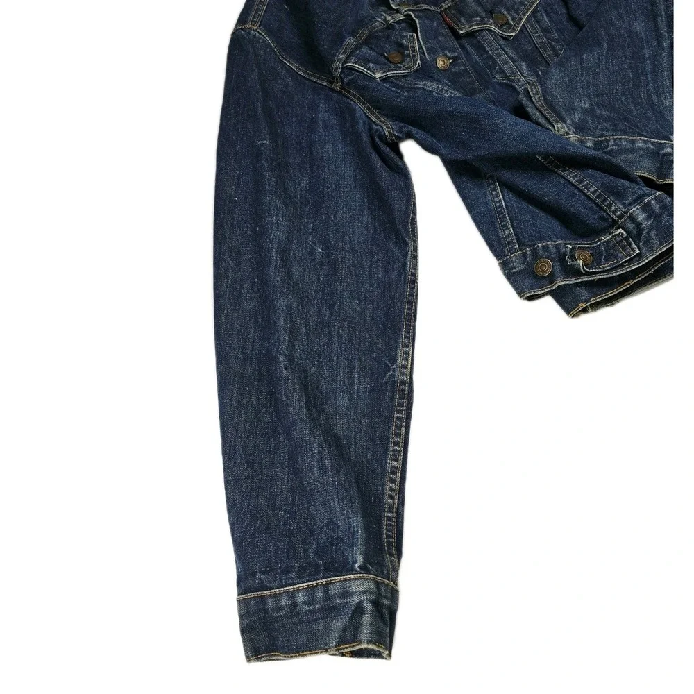 Levis 557XX Big E Denim Jacket 1960s Type III 521 Button Early USA Cone Selvedge